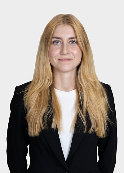 Fastighetsmäklare Magdalena Dalström på JNF:s kontor i Luleå