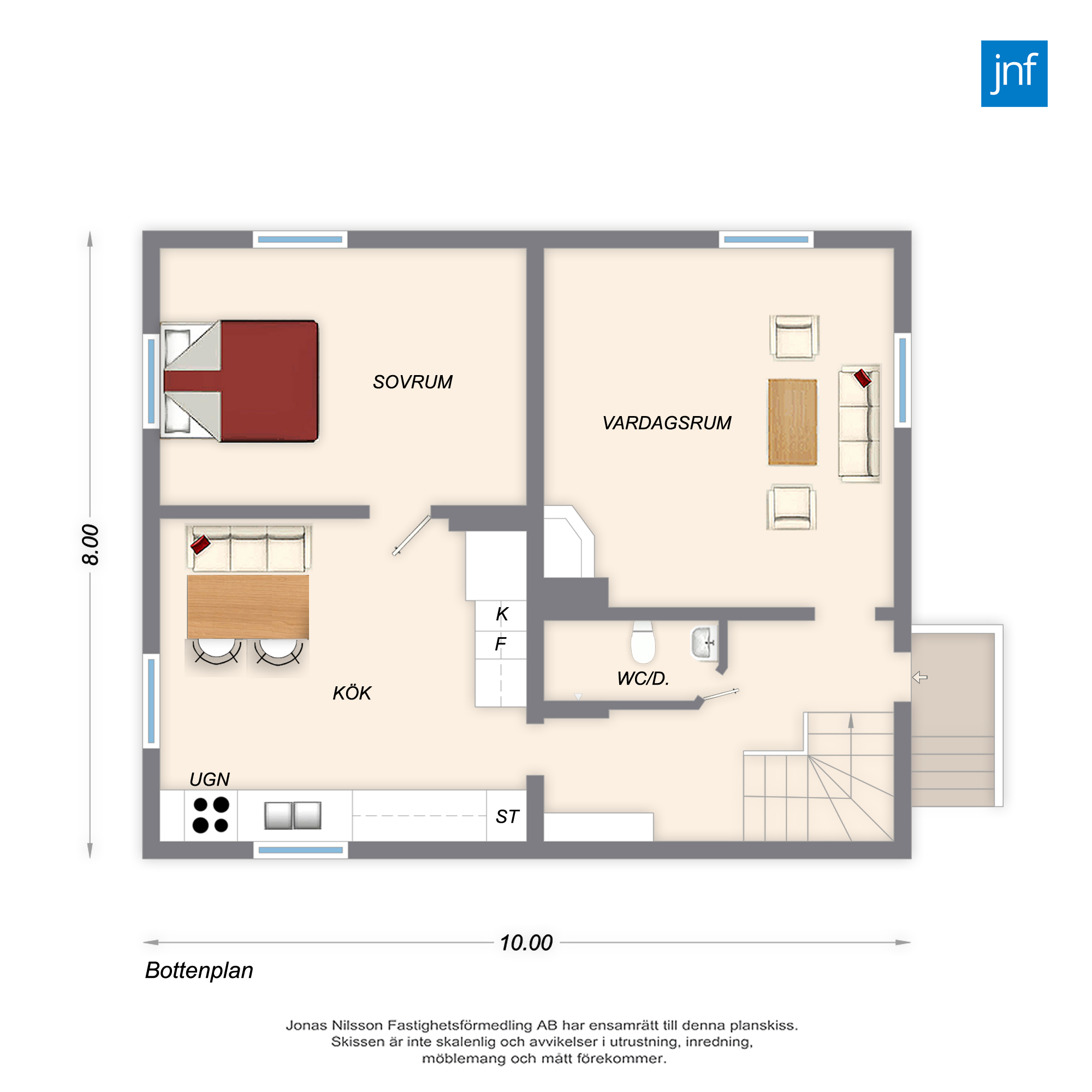 Planlösning 1 Edeforsvägen 66