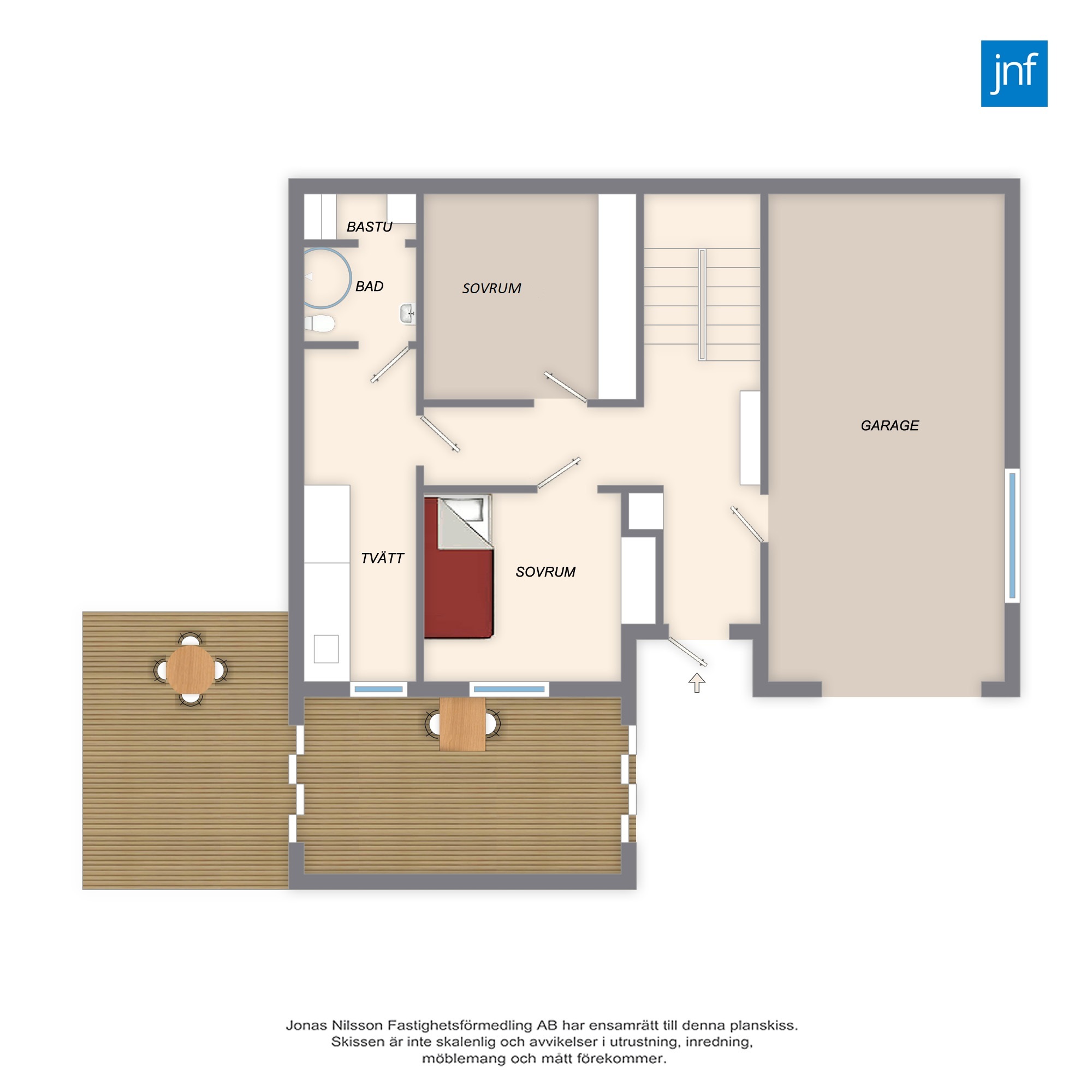 Planlösning 1 Blåsmarksvägen 42