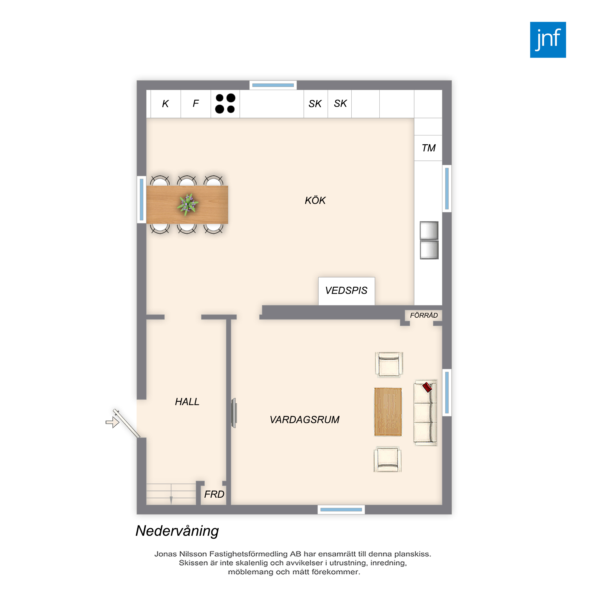 Planlösning 1 Näsberg 3