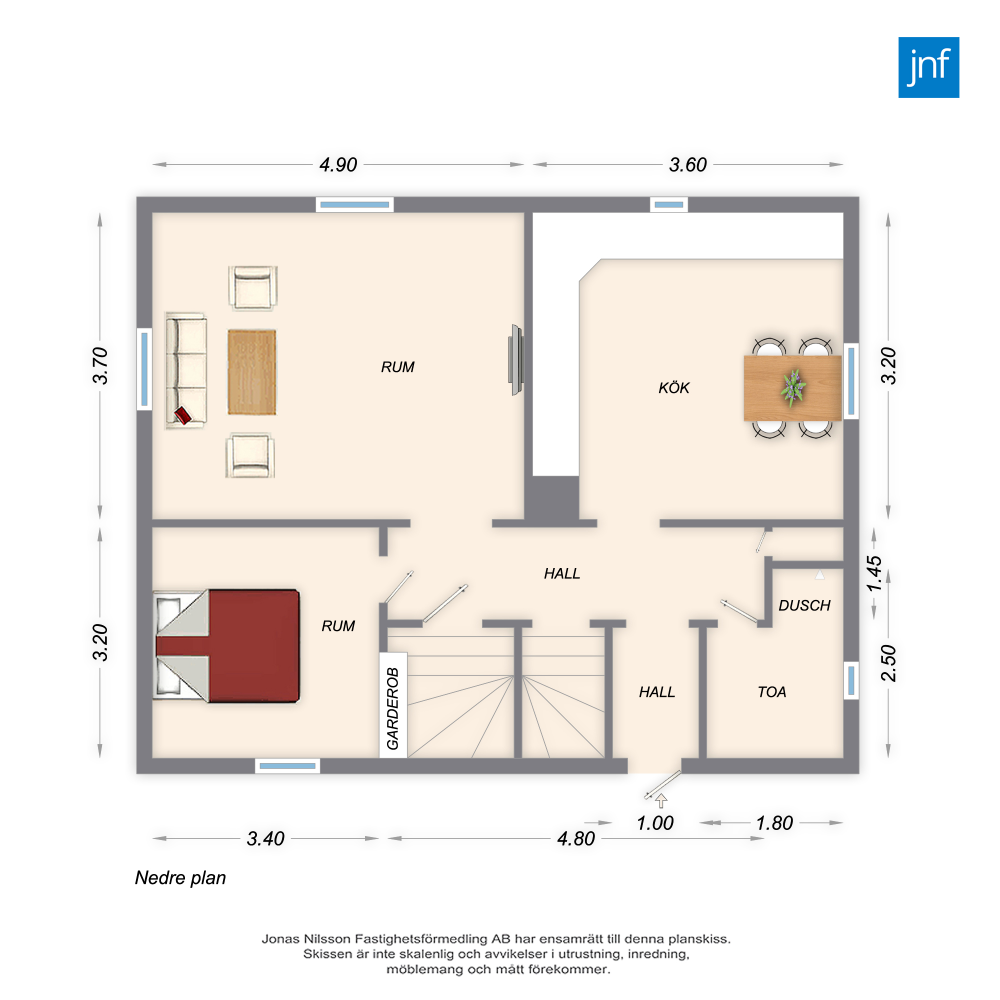 Planlösning 1 Bergsgatan 15