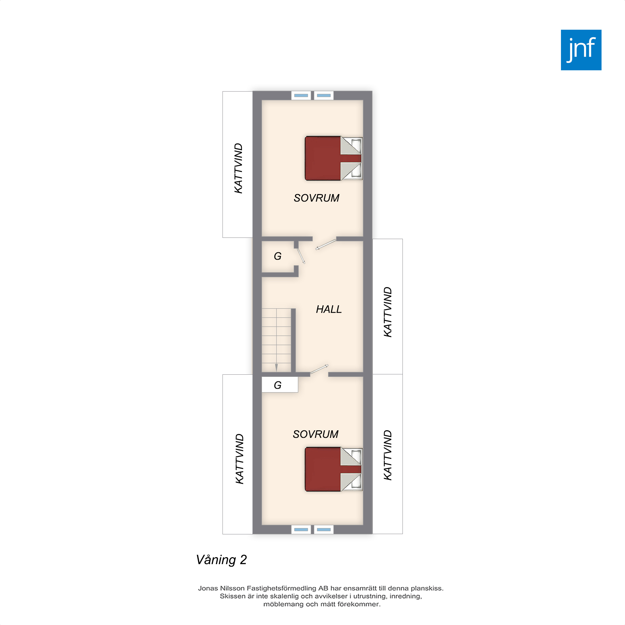 Planlösning 2 Prästgatan 15