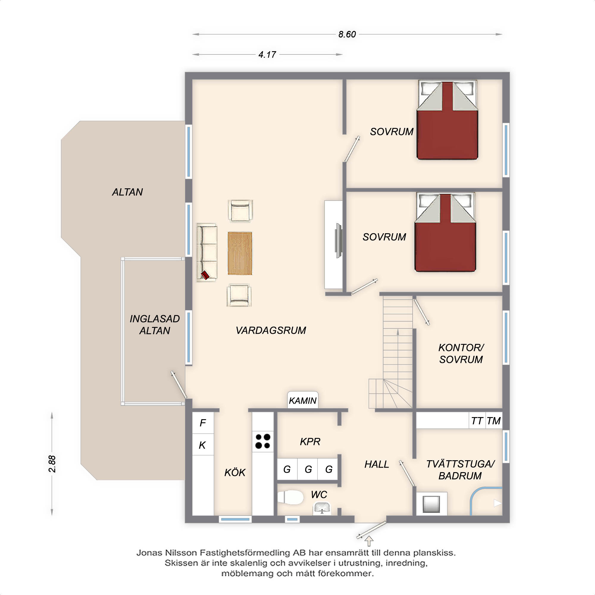 Planlösning 1 Unbyn 299