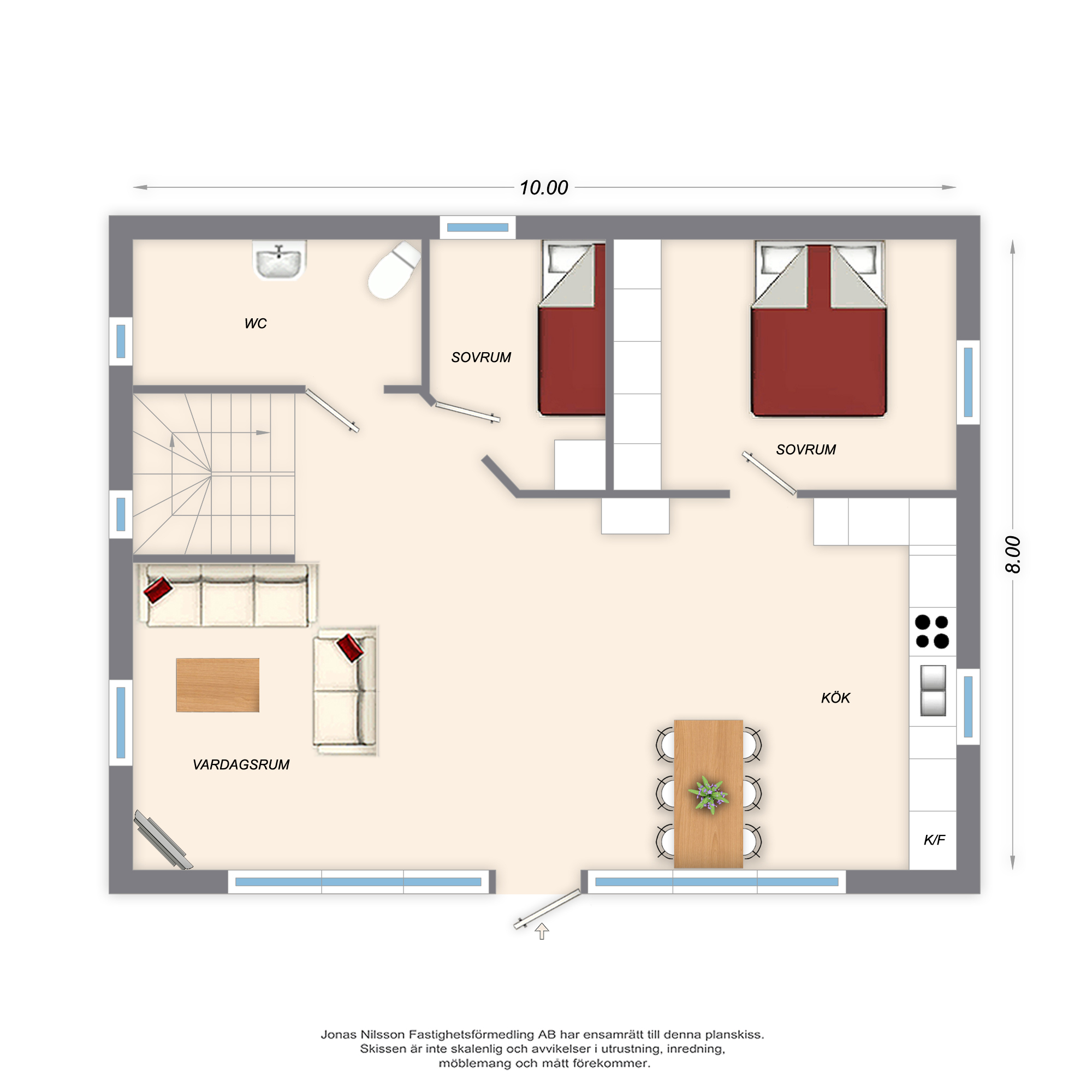 Planlösning 1 Mittibyn 17