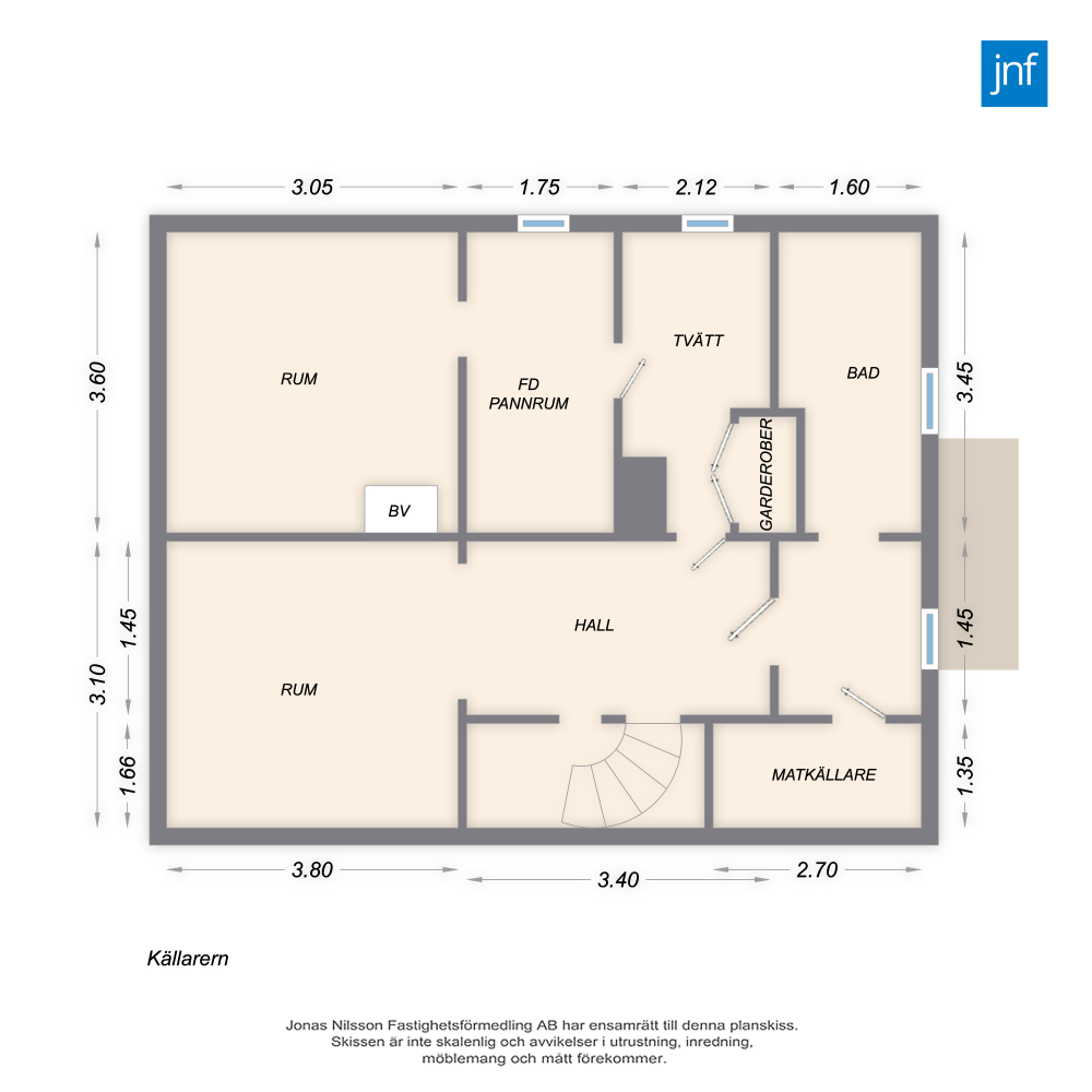 Planlösning 3 Bergsgatan 15