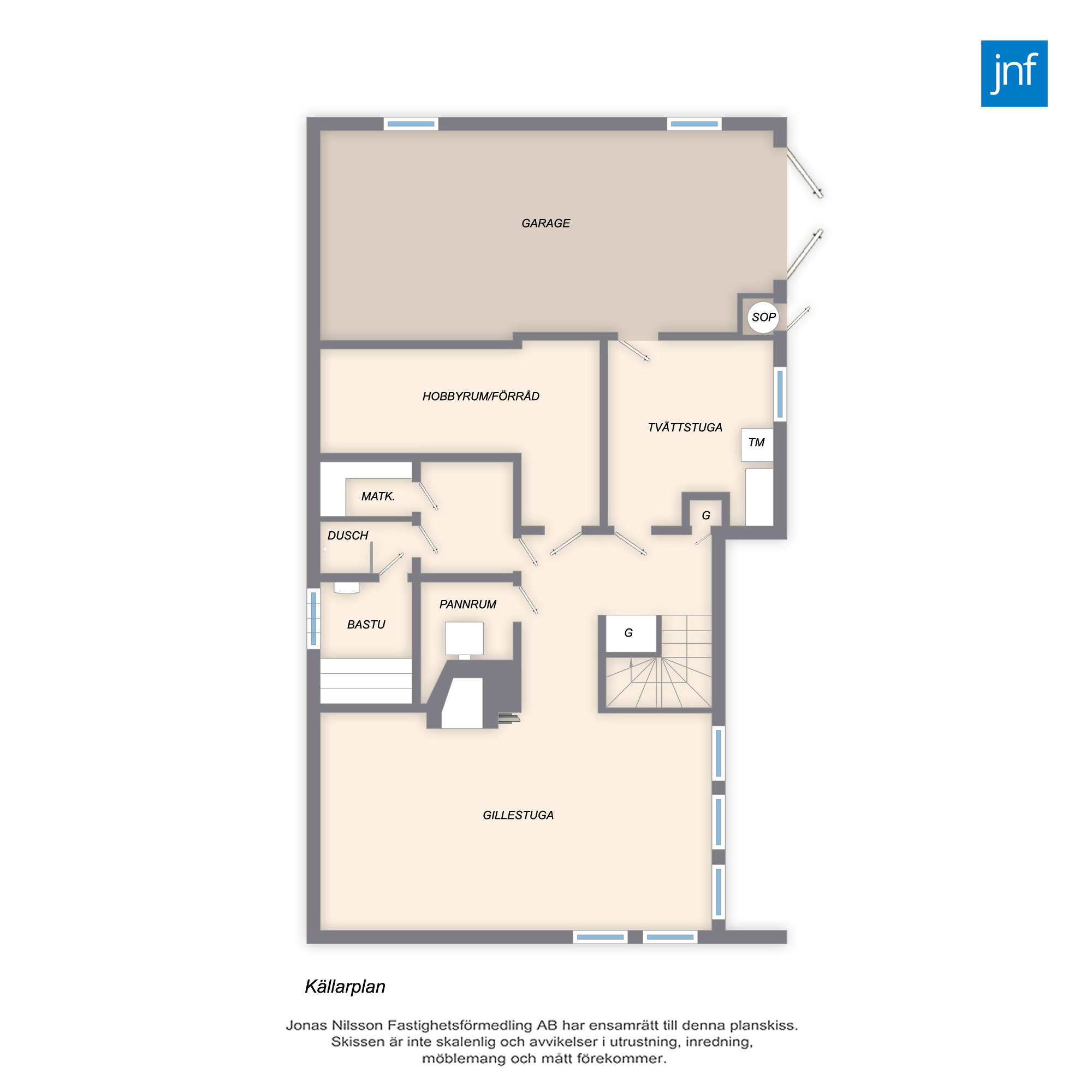 Planlösning 2 Garvarevägen 1