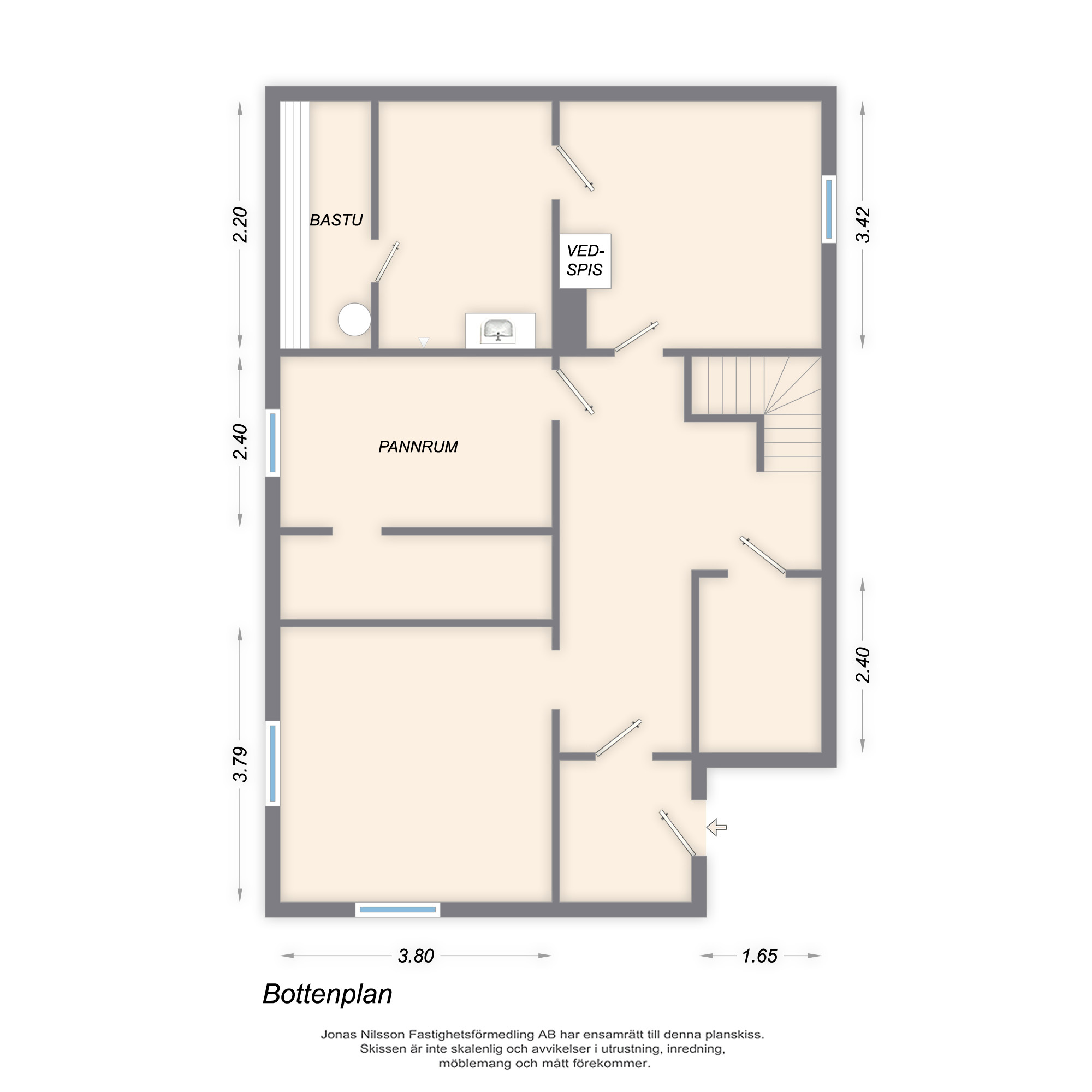 Planlösning 2 Tannavägen 49