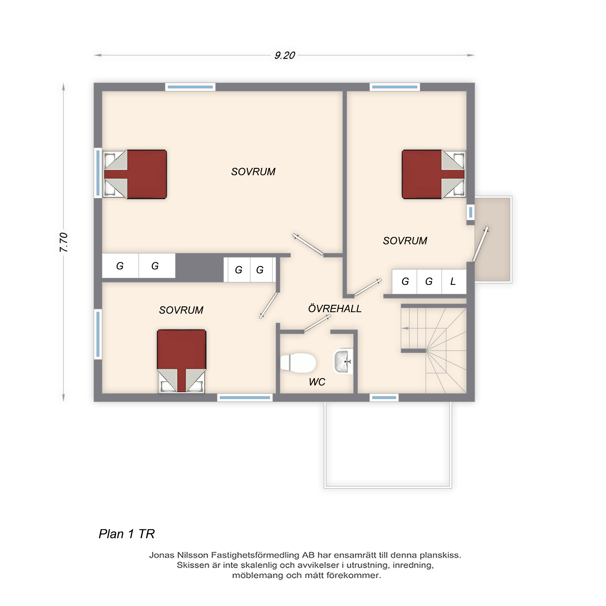 Planlösning 2 Kirunavägen 91