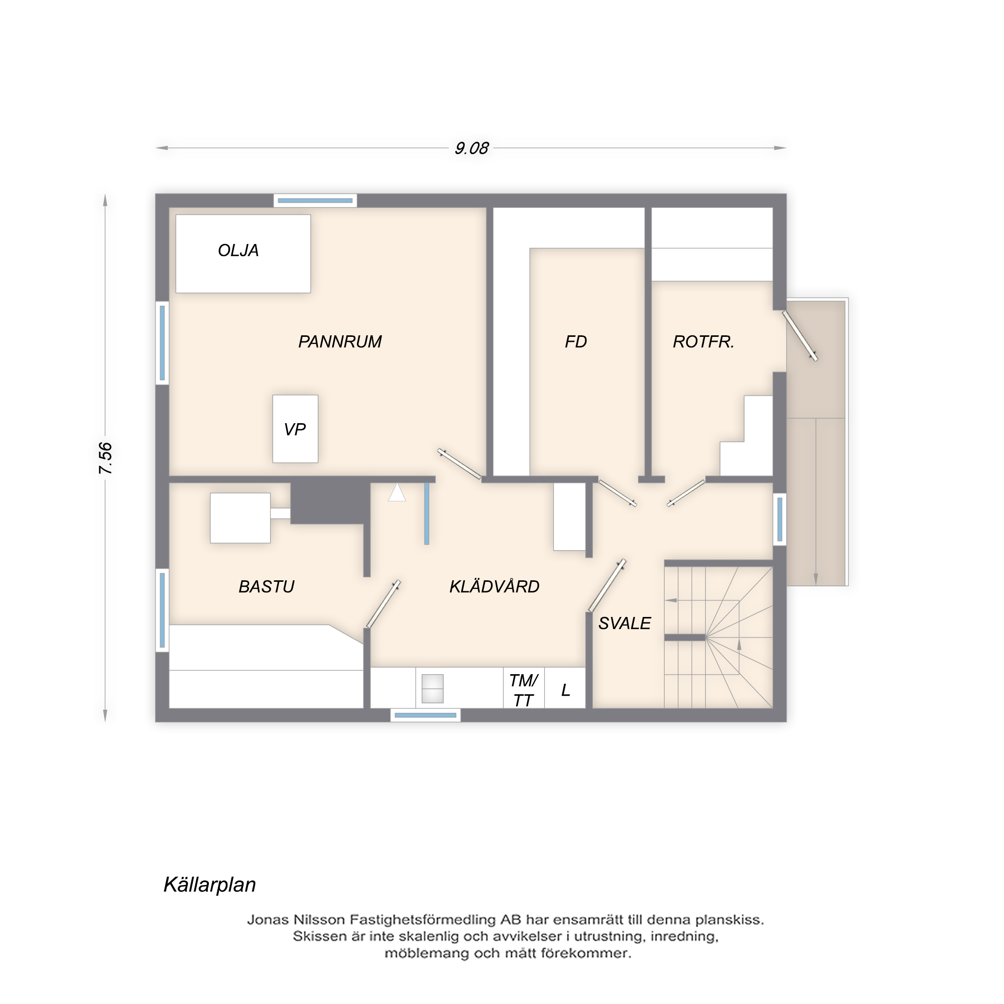 Planlösning 3 Kirunavägen 91