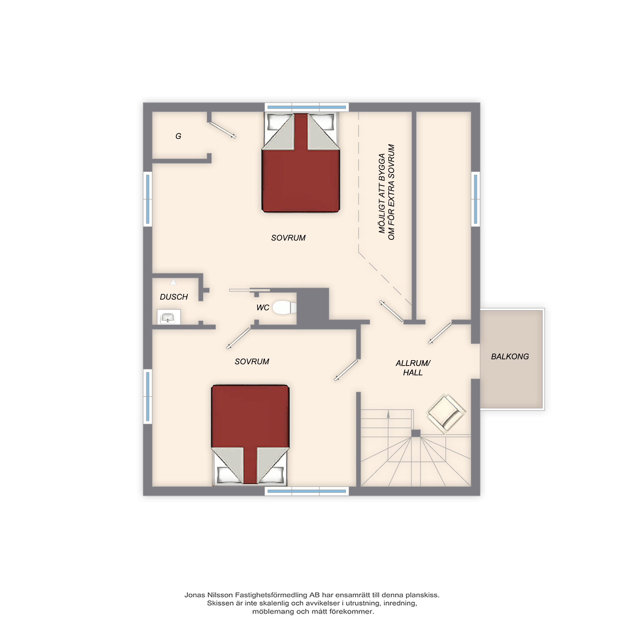 Planlösning 2 Disponentvägen 2