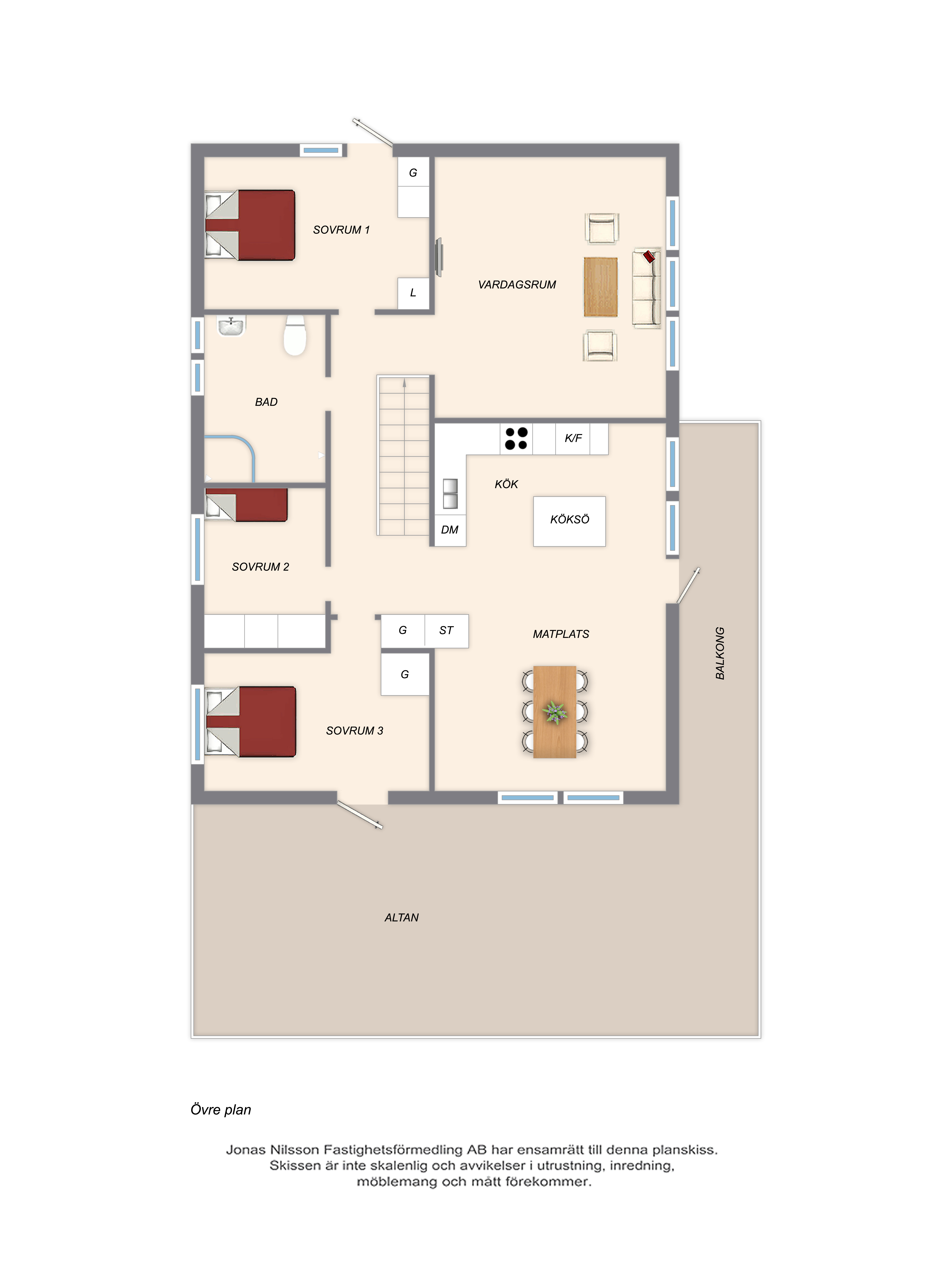 Planlösning 1 Storgatan 27