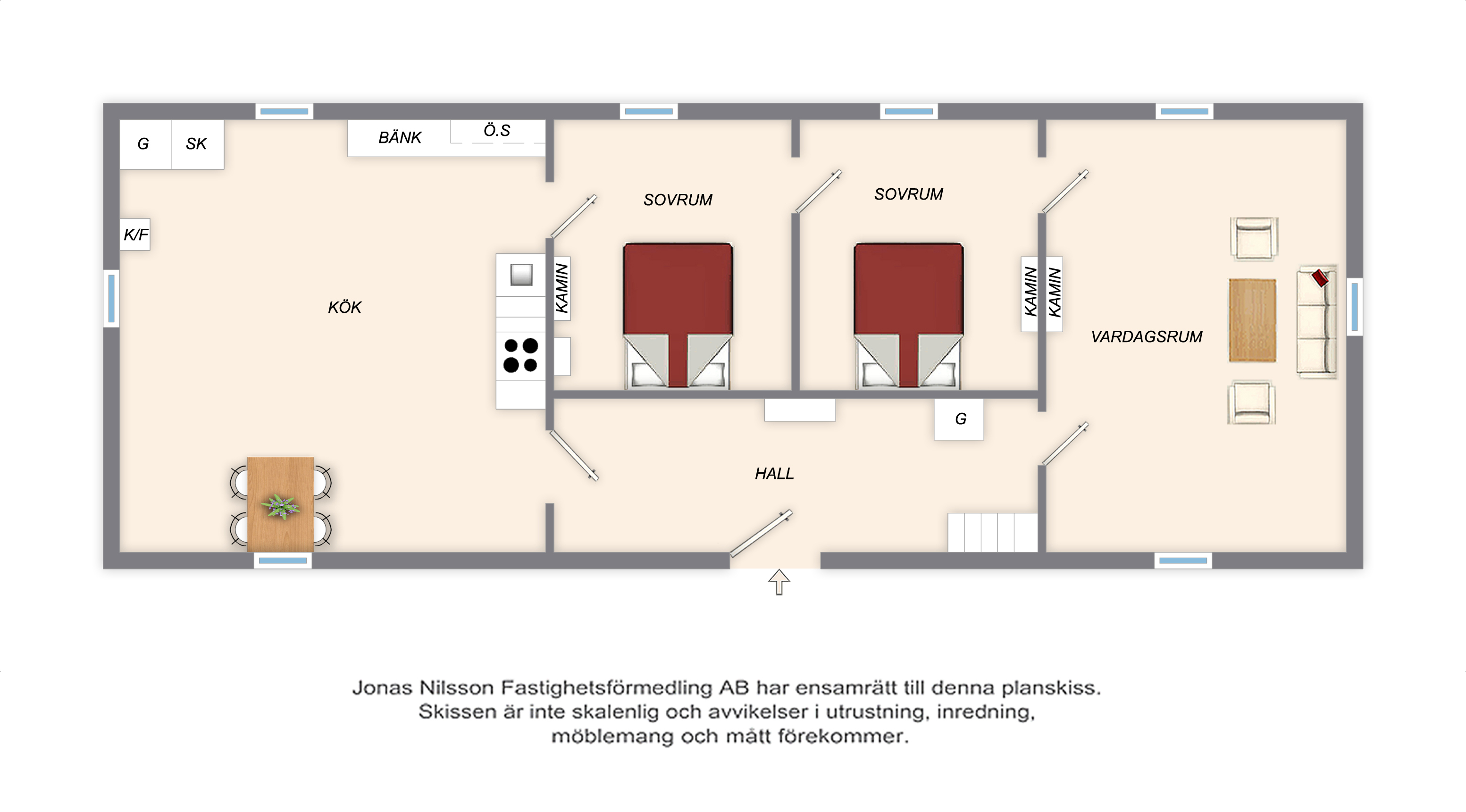 Planlösning Luppiovägen 28