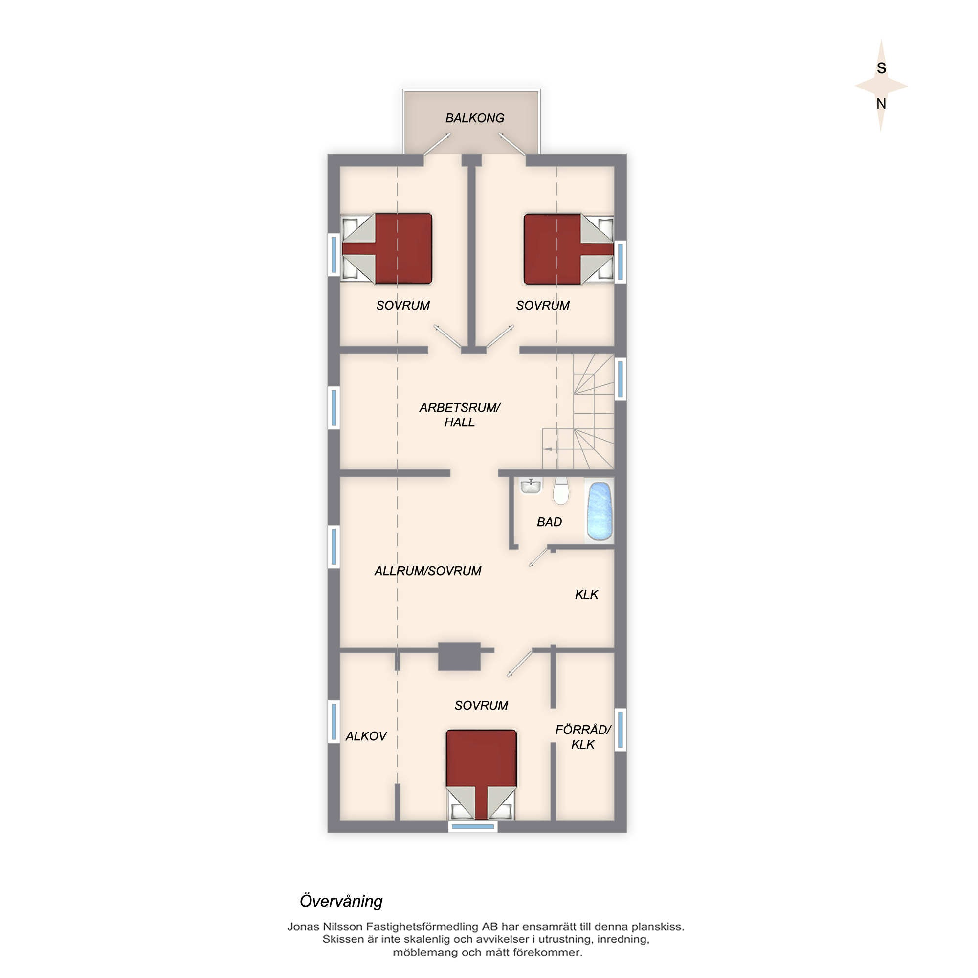 Planlösning 2 Morgärdan 11