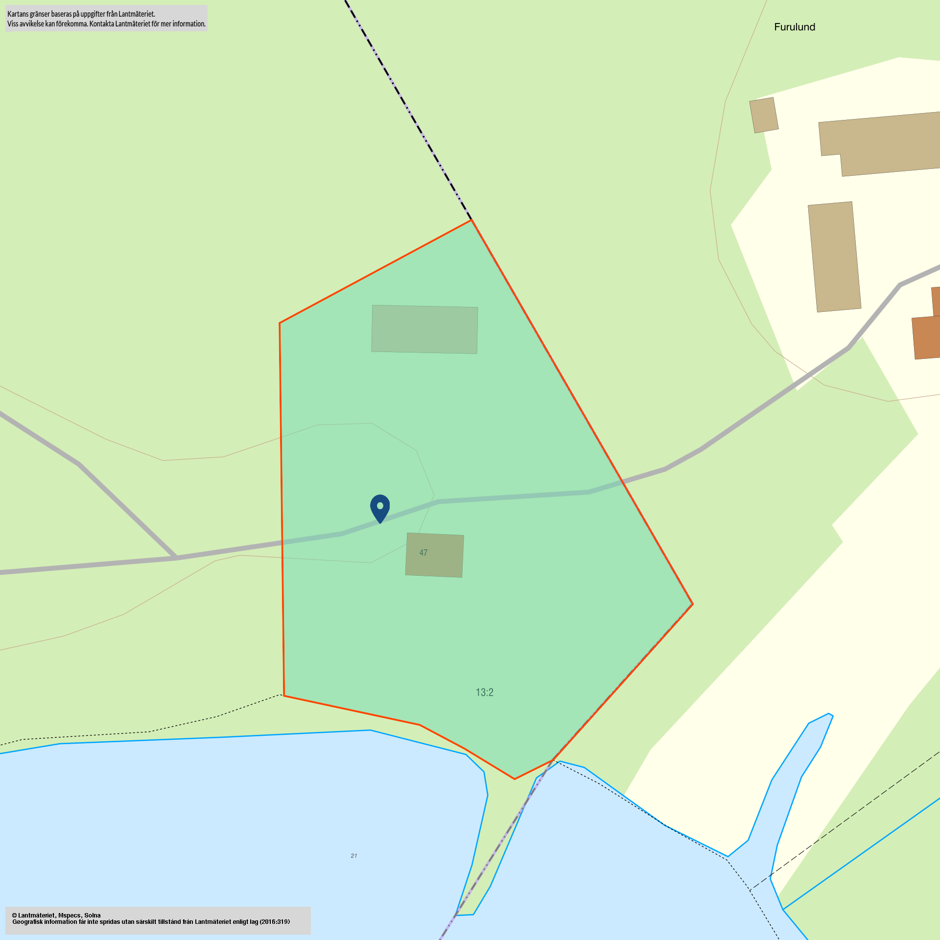 Tomtkarta 1 Sangijärvi 47
