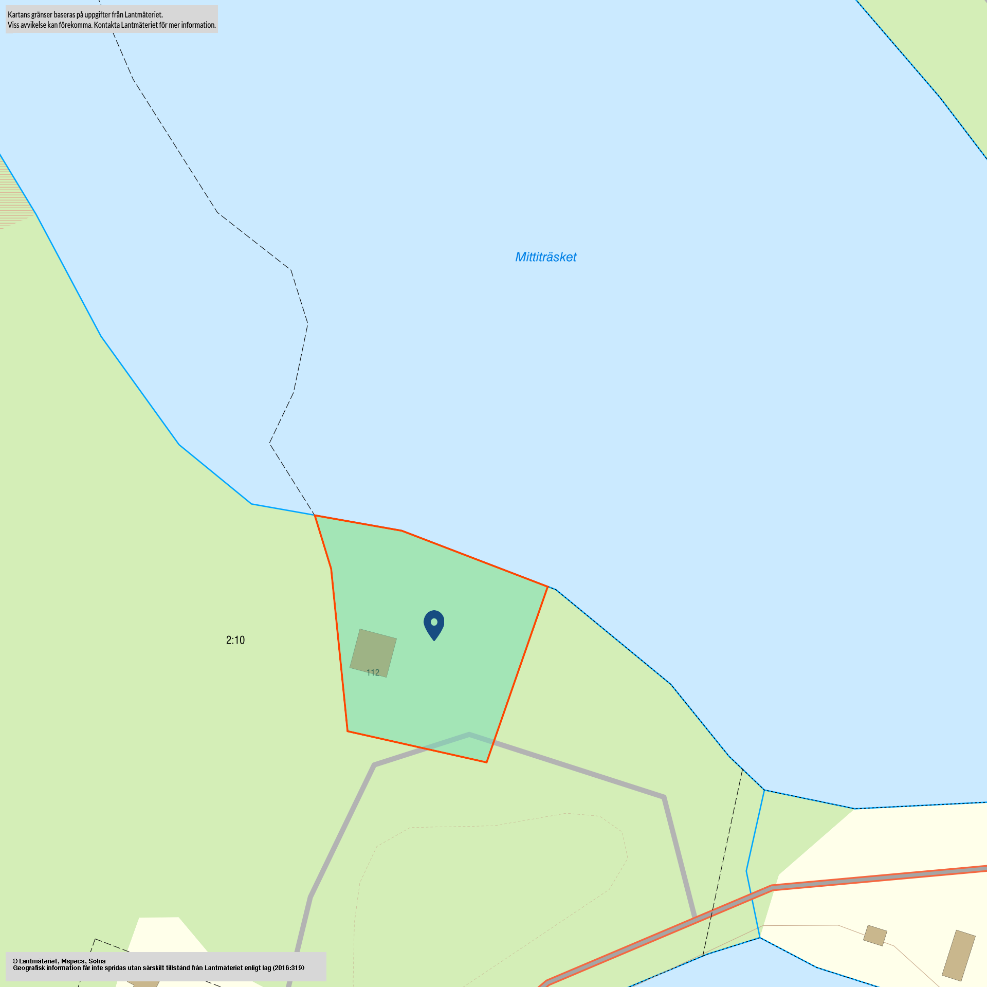Tomtkarta Sudok 112
