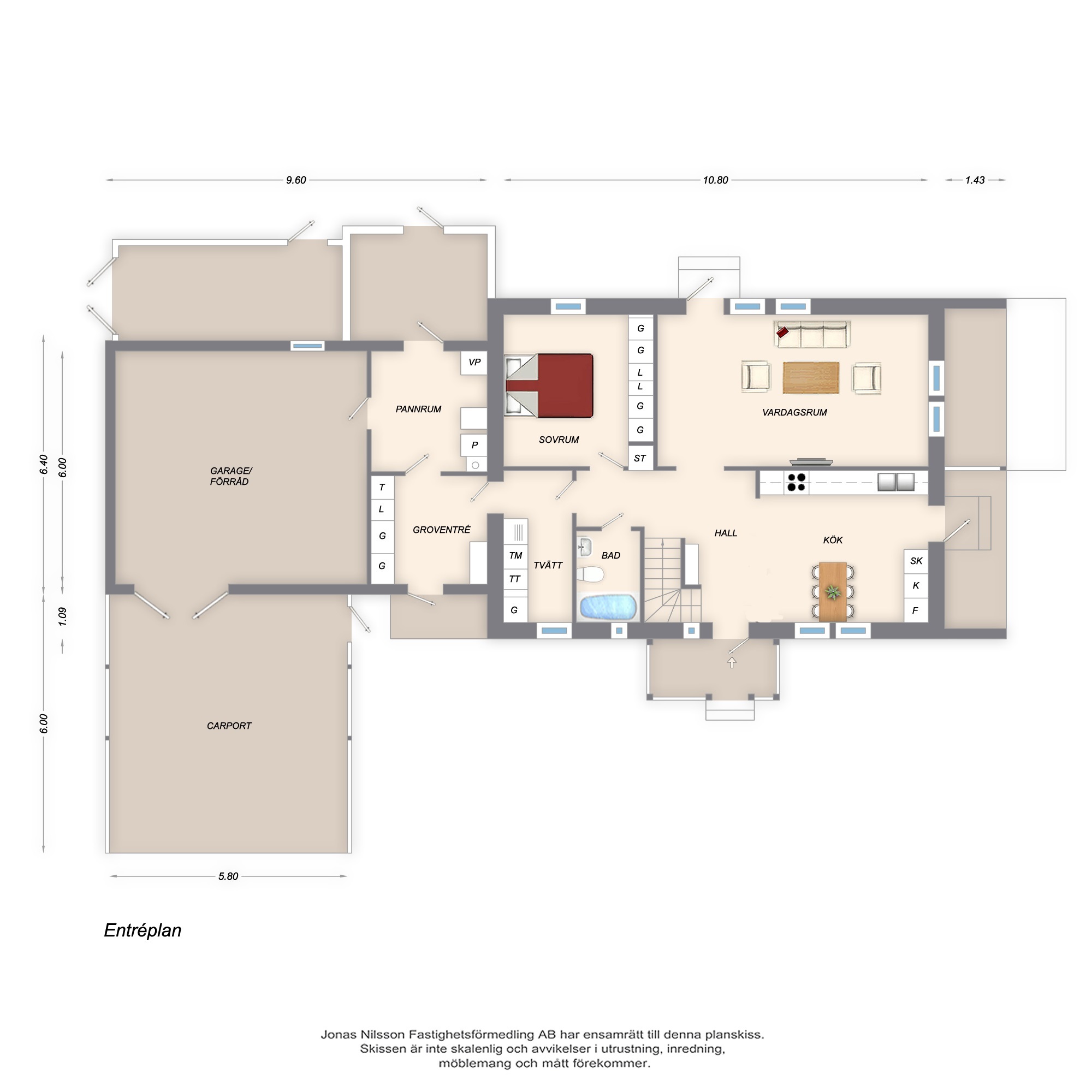 Planlösning 1 Gamla Falmark 110