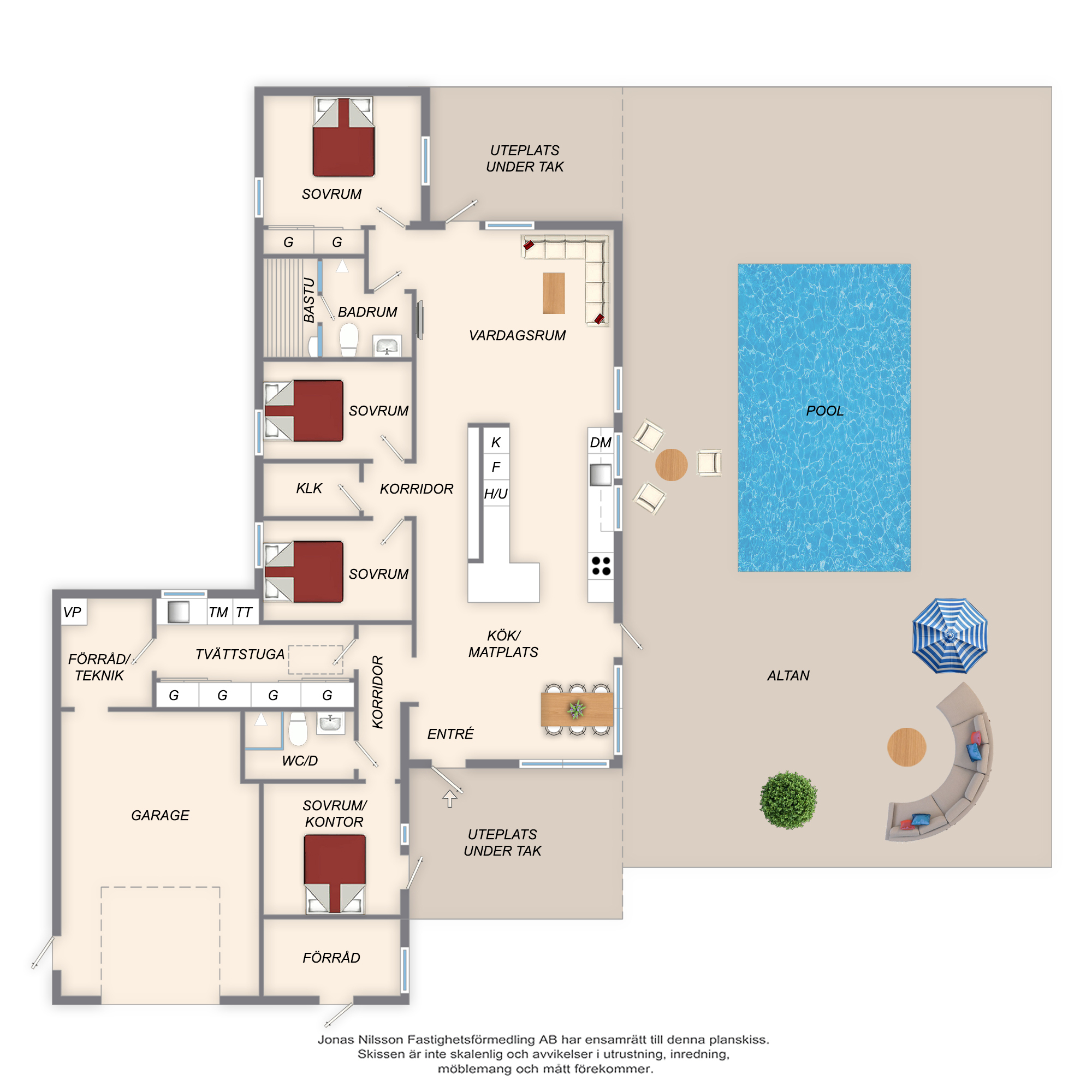 Planlösning Ankarvägen 2