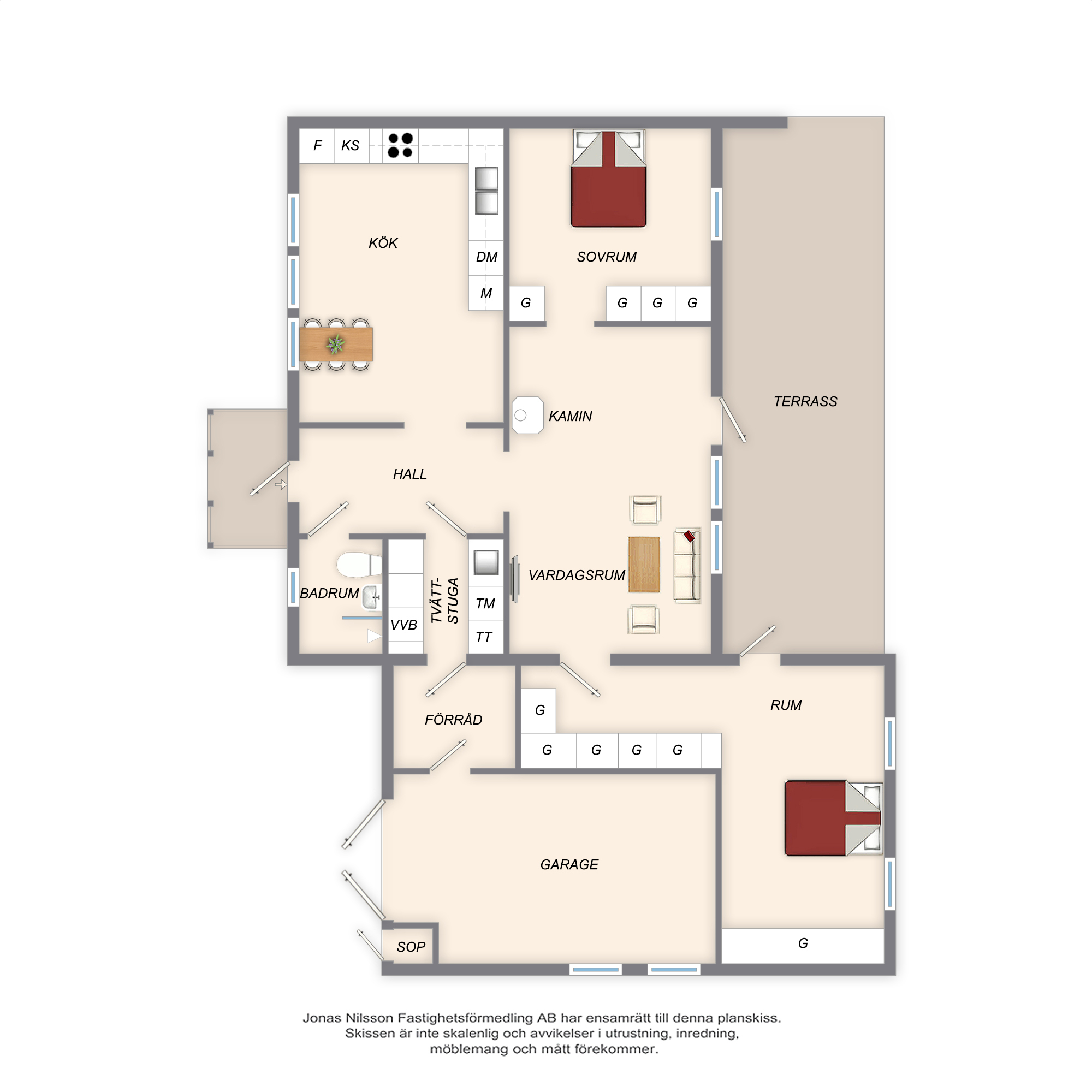 Planlösning Ängesbyvägen 769