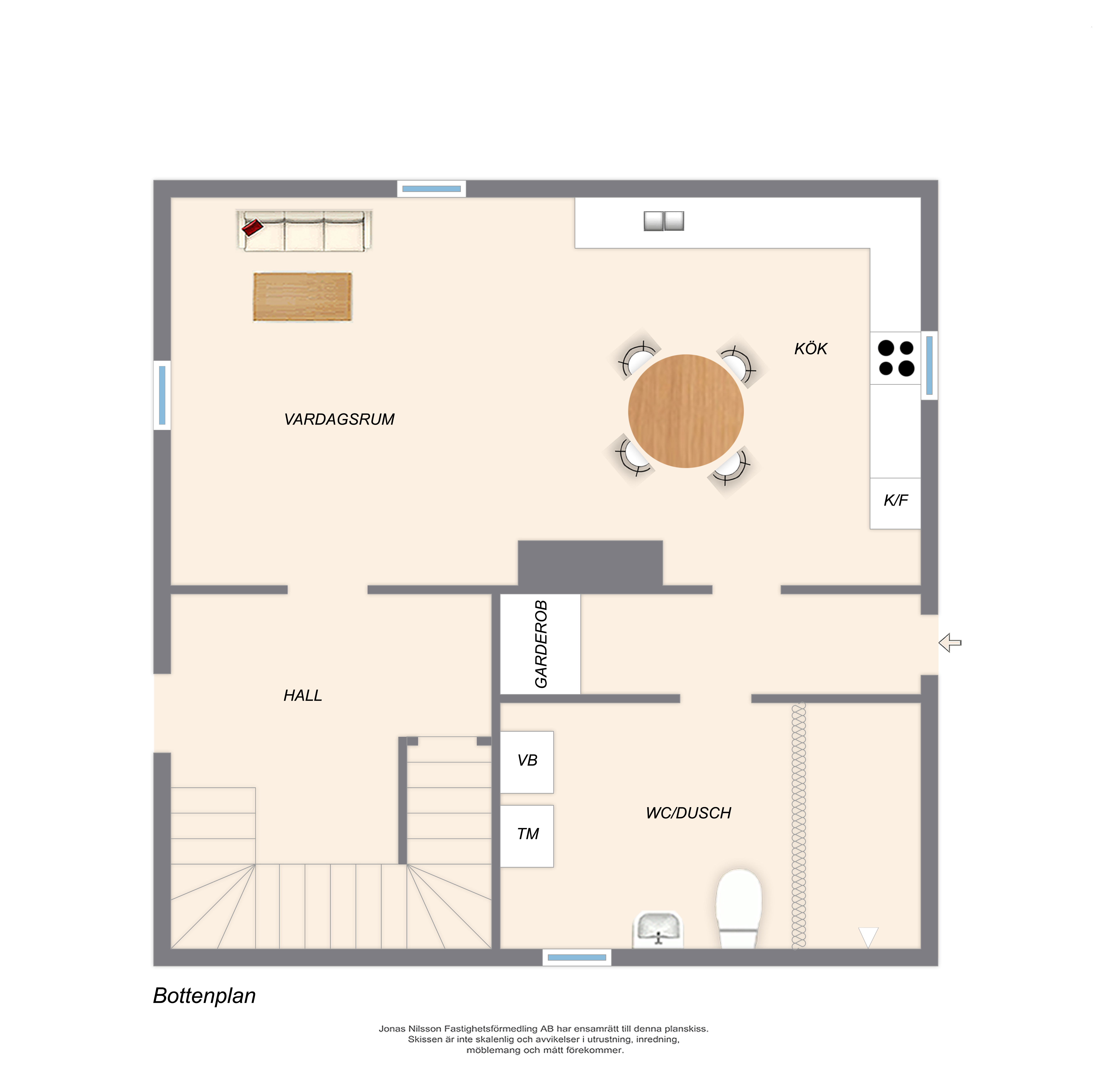 Planlösning 1 Laestadiusvägen 14