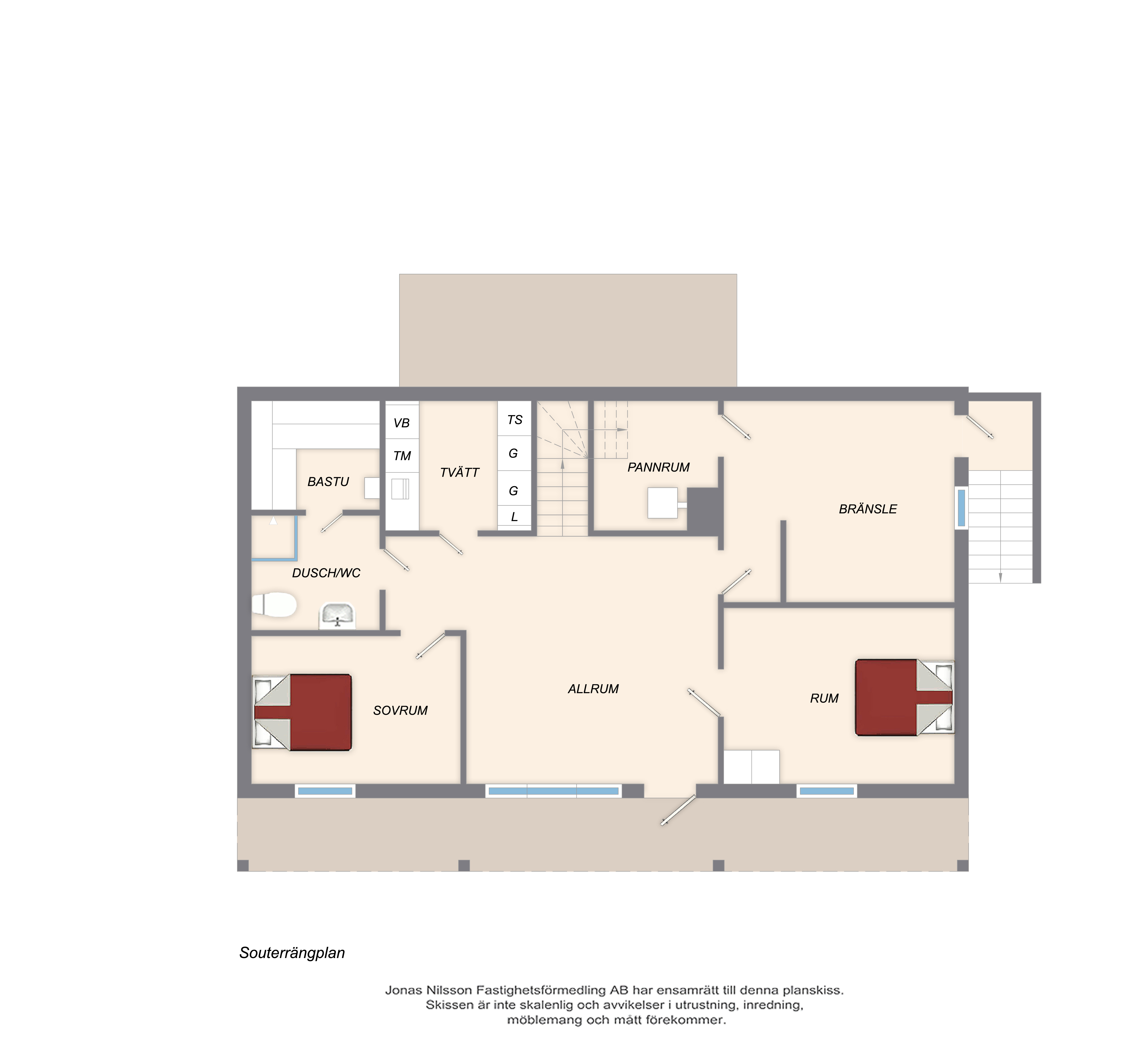 Planlösning 2 Kenttävägen 46