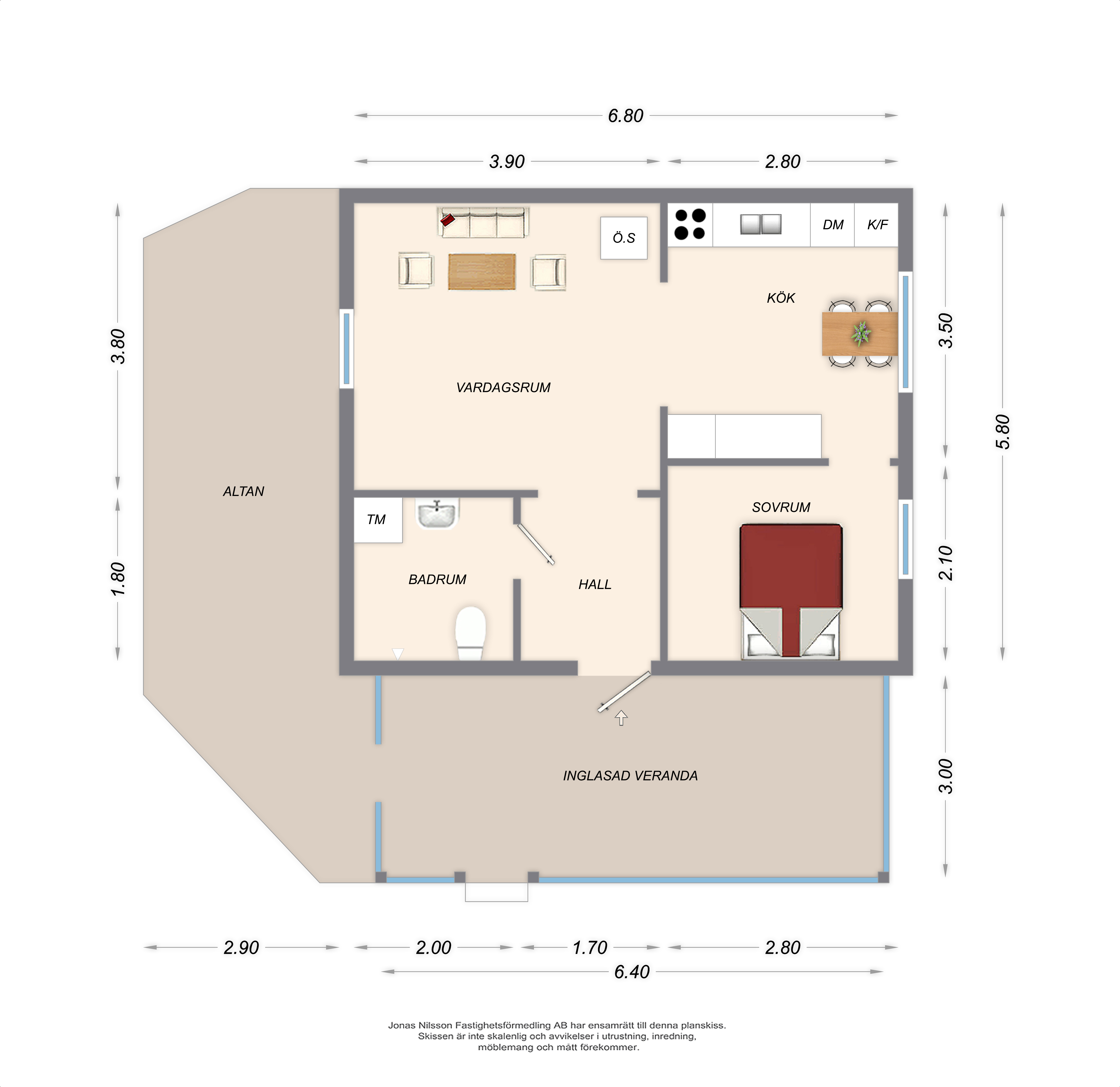 Planlösning Paksuniemi 3091