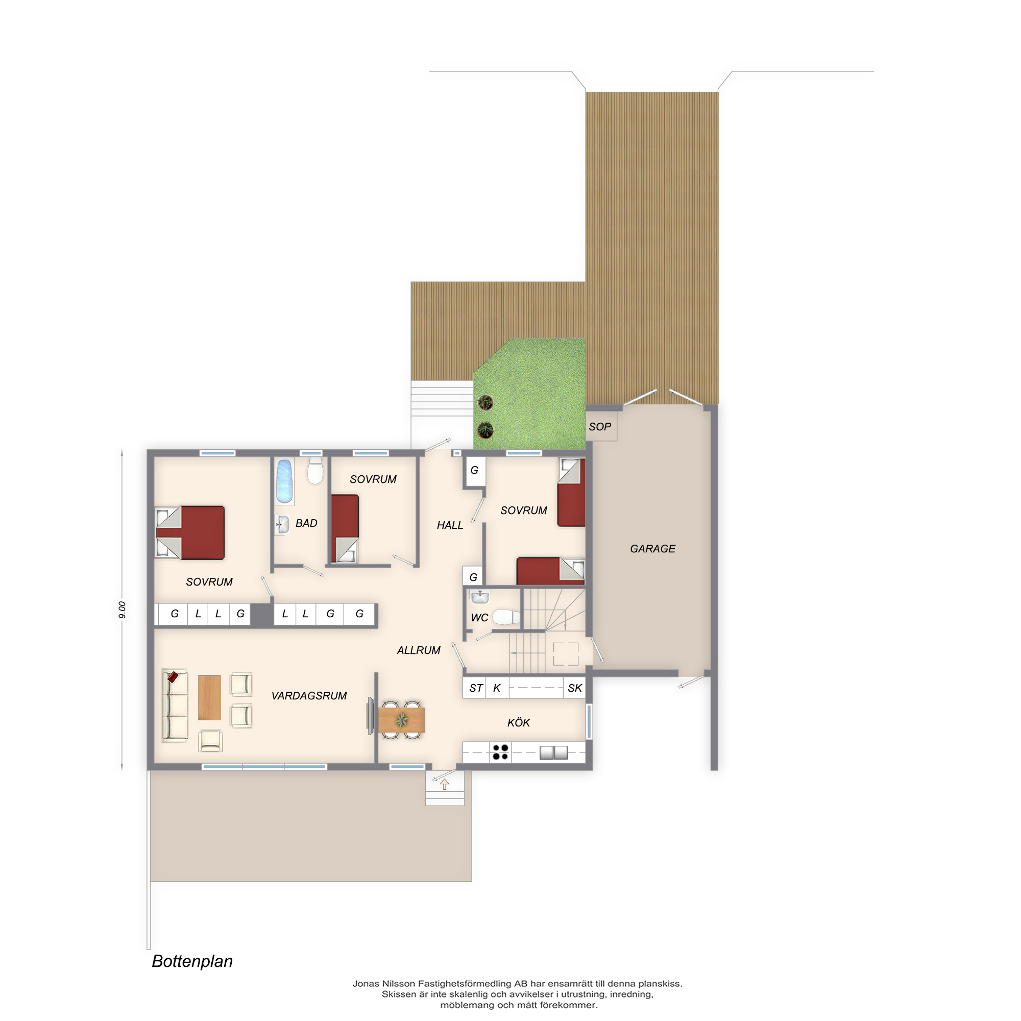 Planlösning 1 Basungatan 27