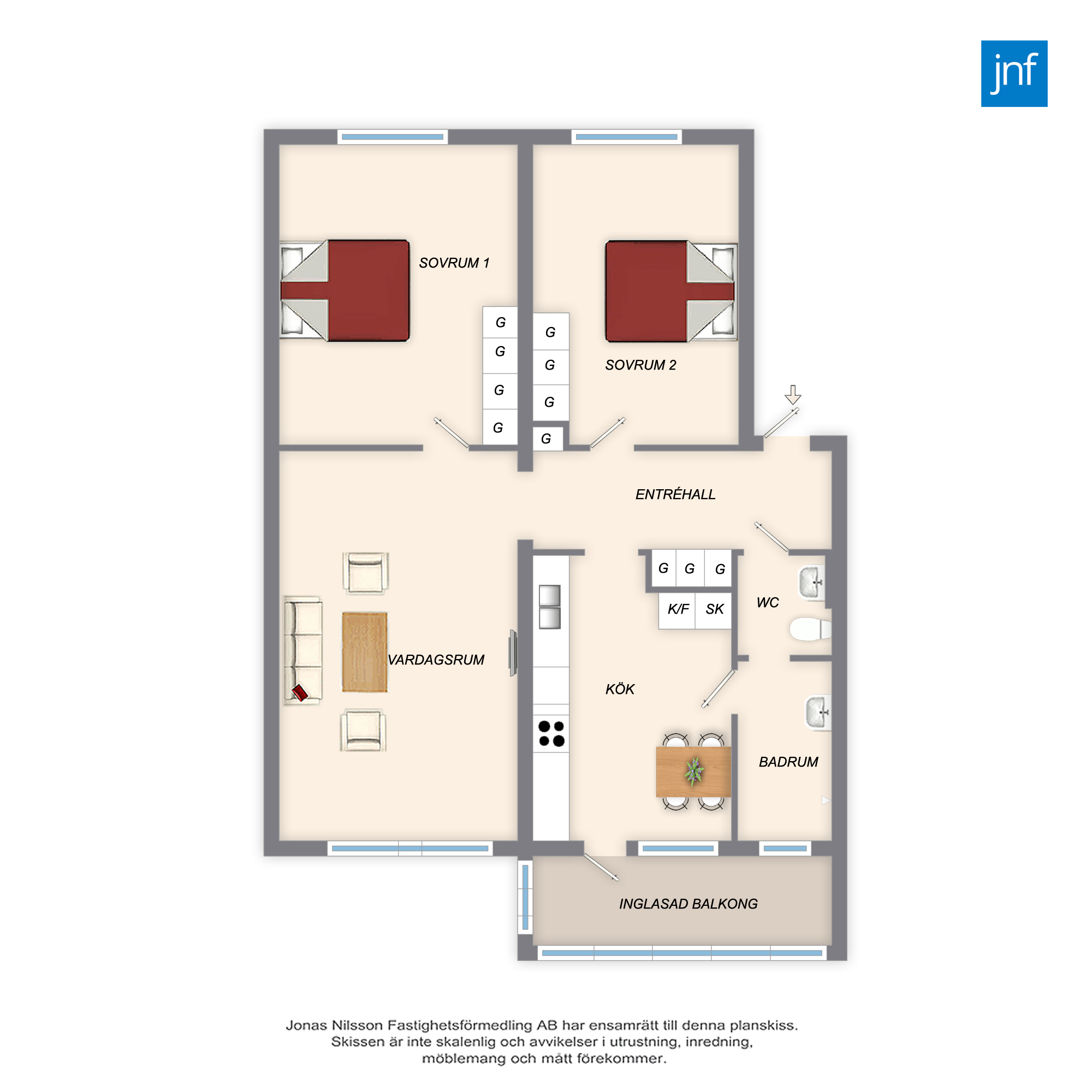Planlösning Lägergatan 5A
