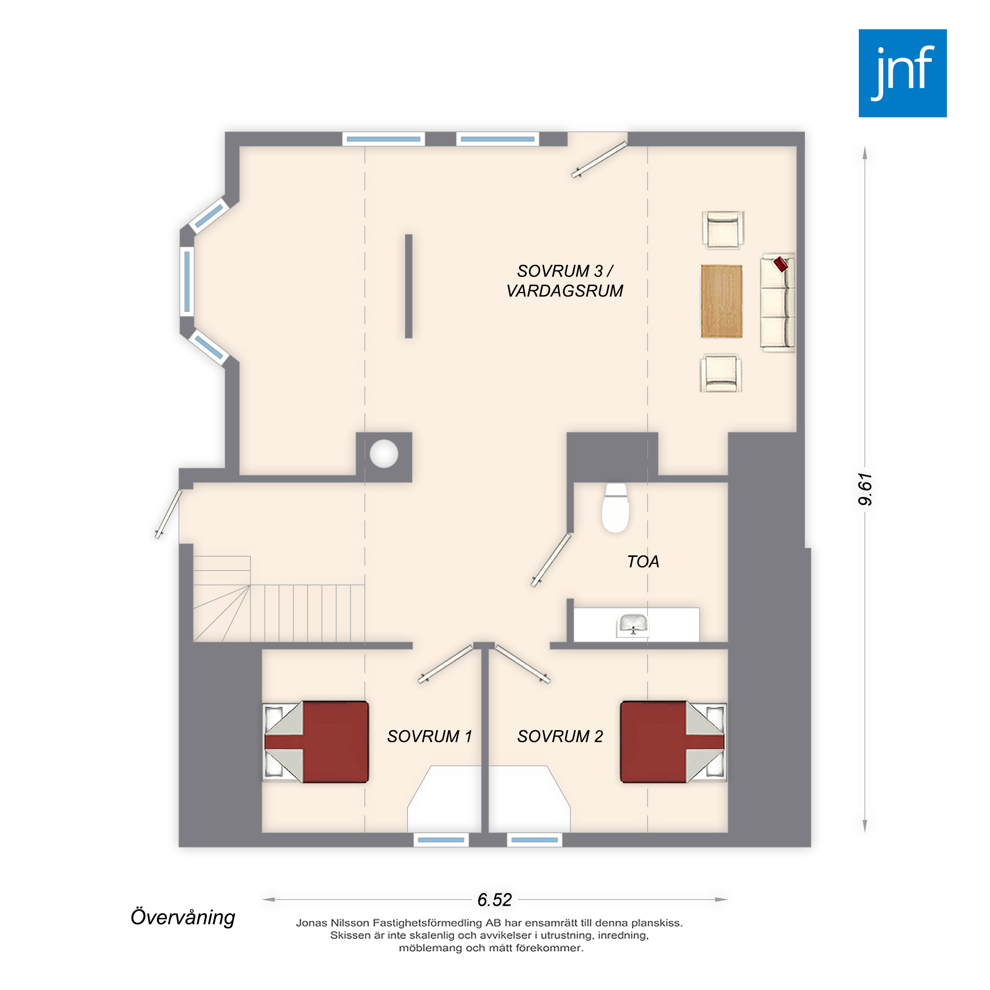 Planlösning 2 Sjöstråket 16