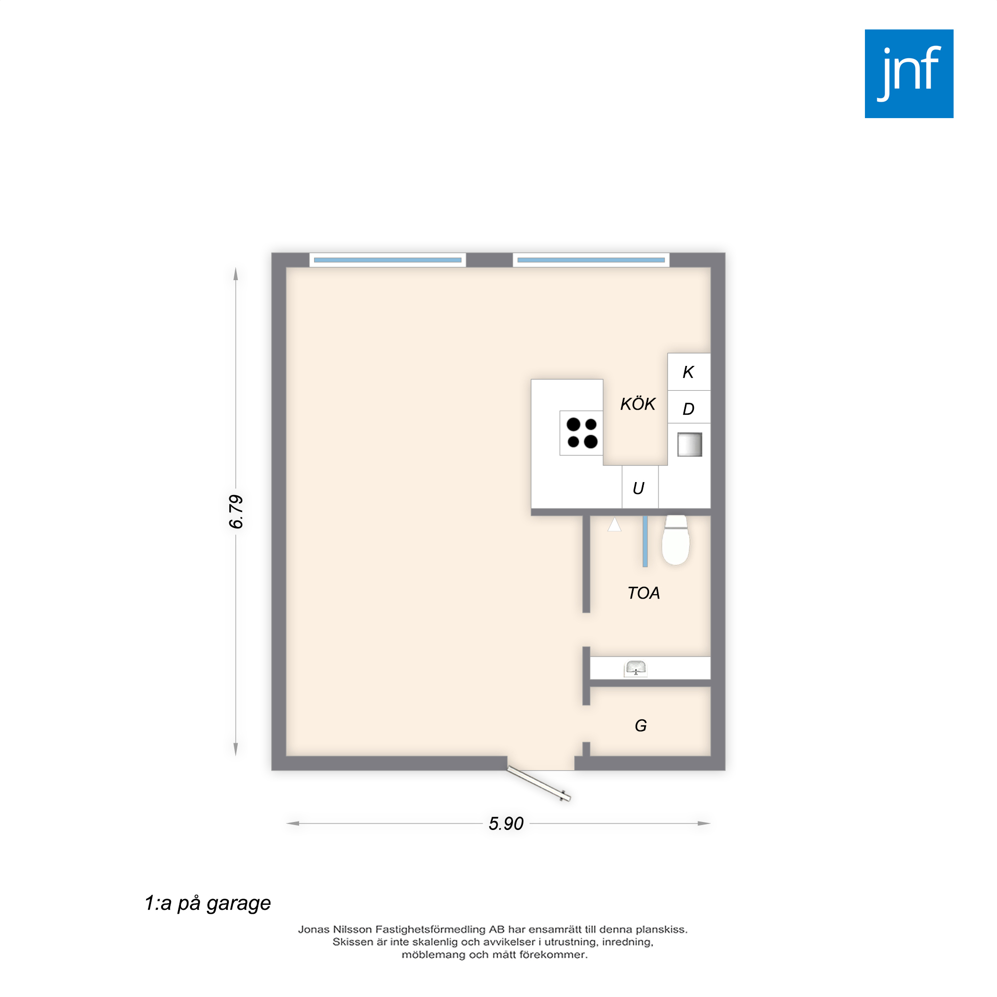 Planlösning 3 Sjöstråket 16