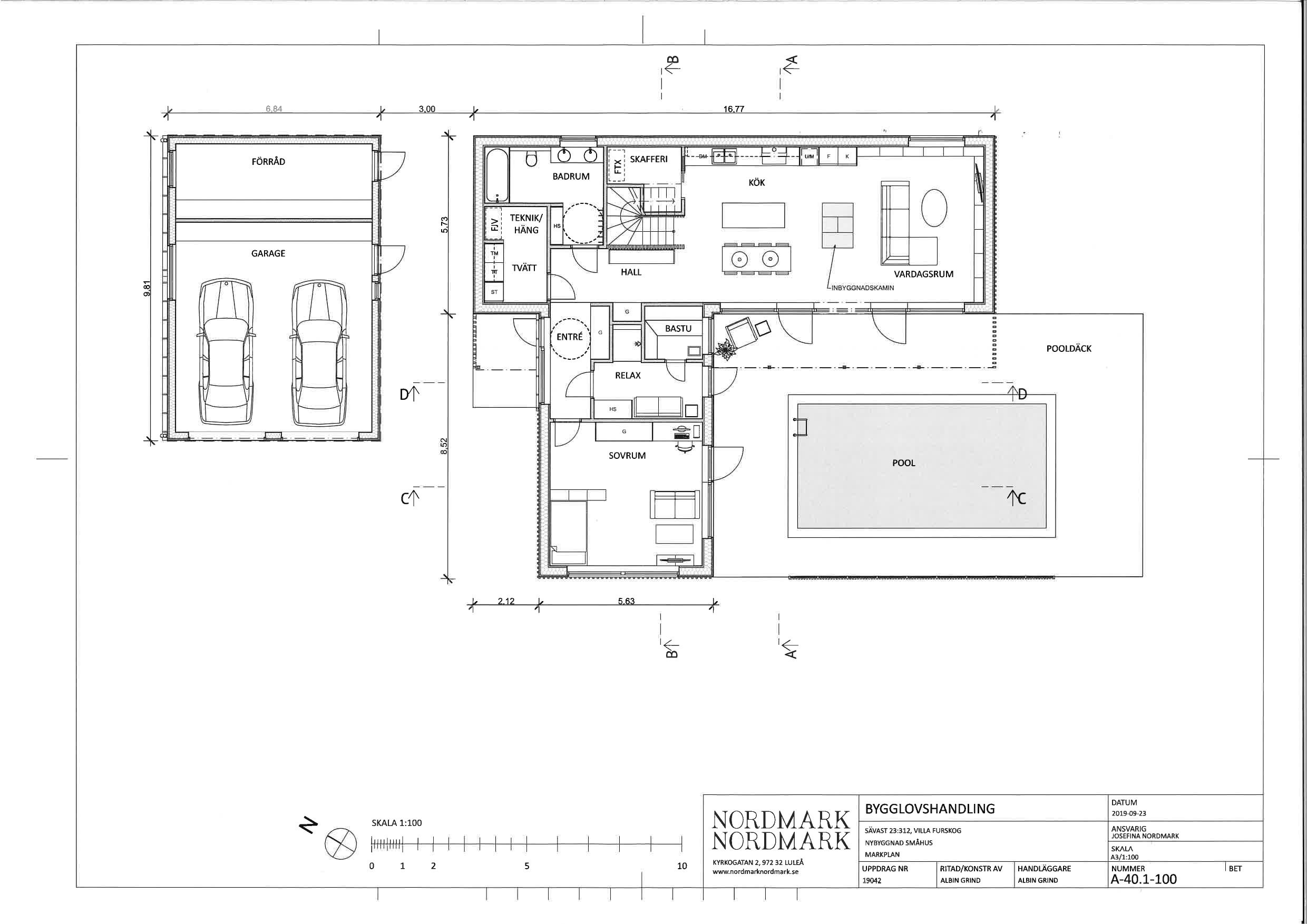 Planlösning 1 Solskensvägen 9