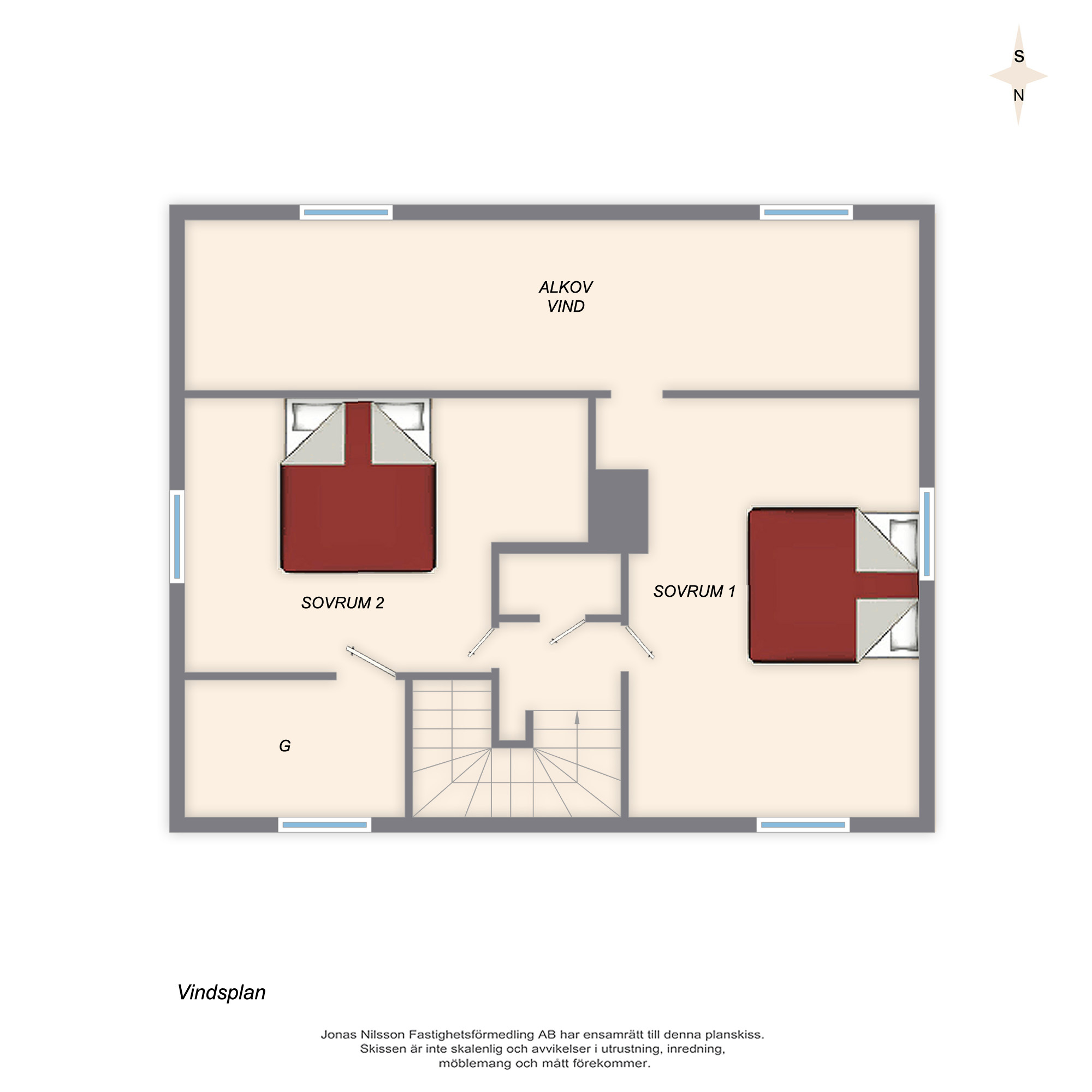 Planlösning 2 Murjeksvägen 3