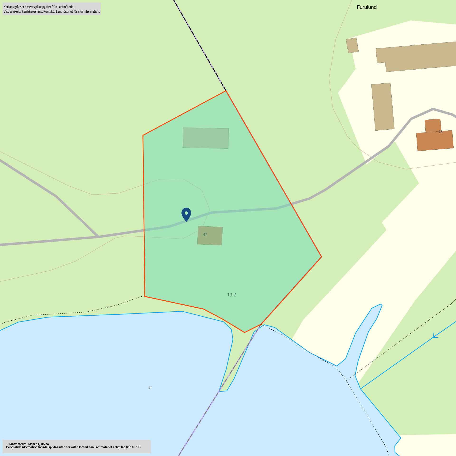 Tomtkarta 2 Sangijärvi 47