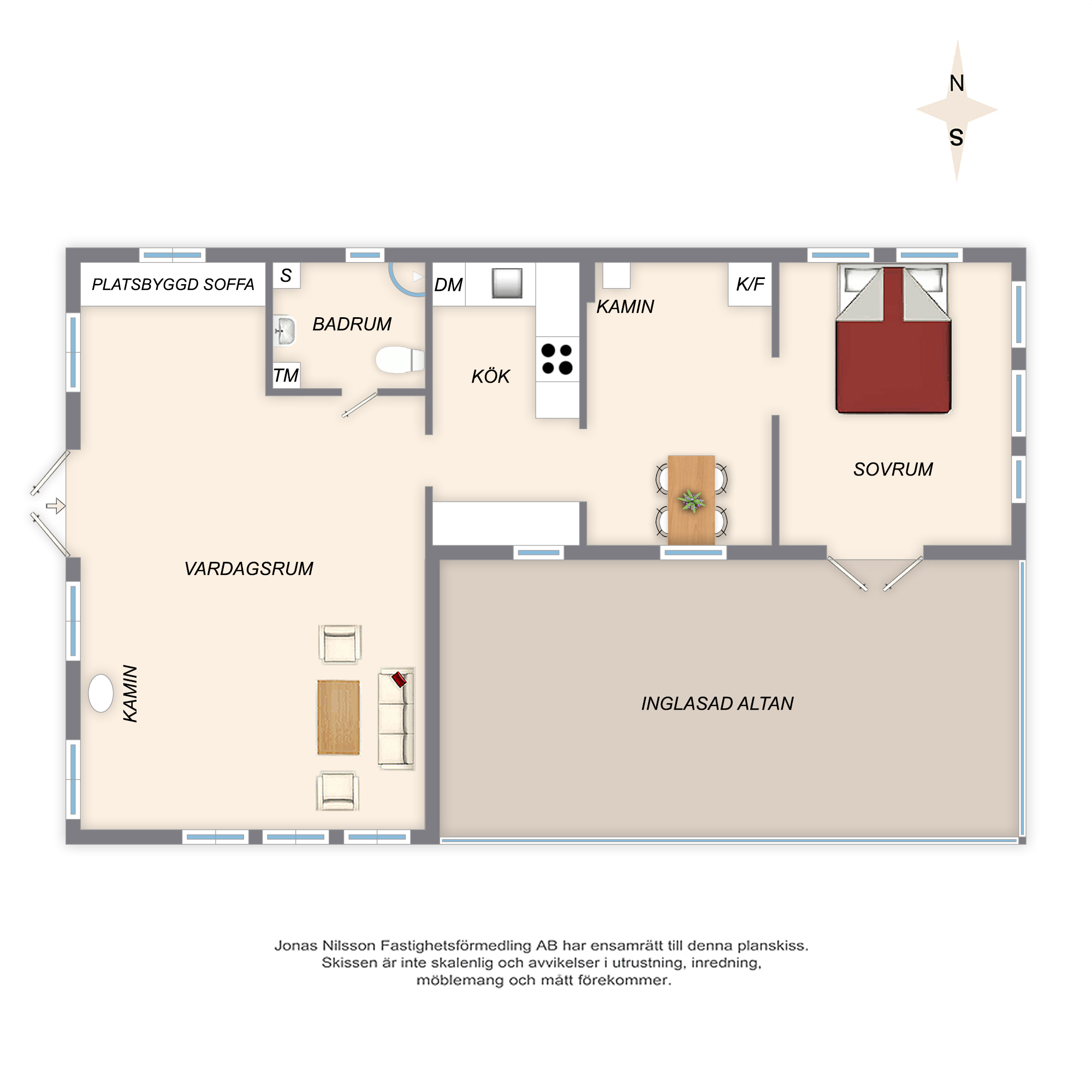 Planlösning Råbäcken 17